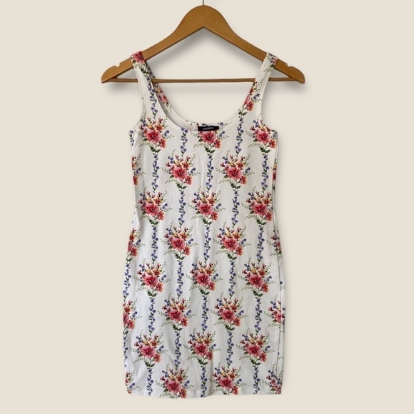 Forever 21 Floral Bodycon Dress - Picture 1 of 7